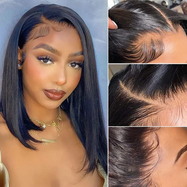 HD Lace Pre-bleached FRontal Bobs - Image 3