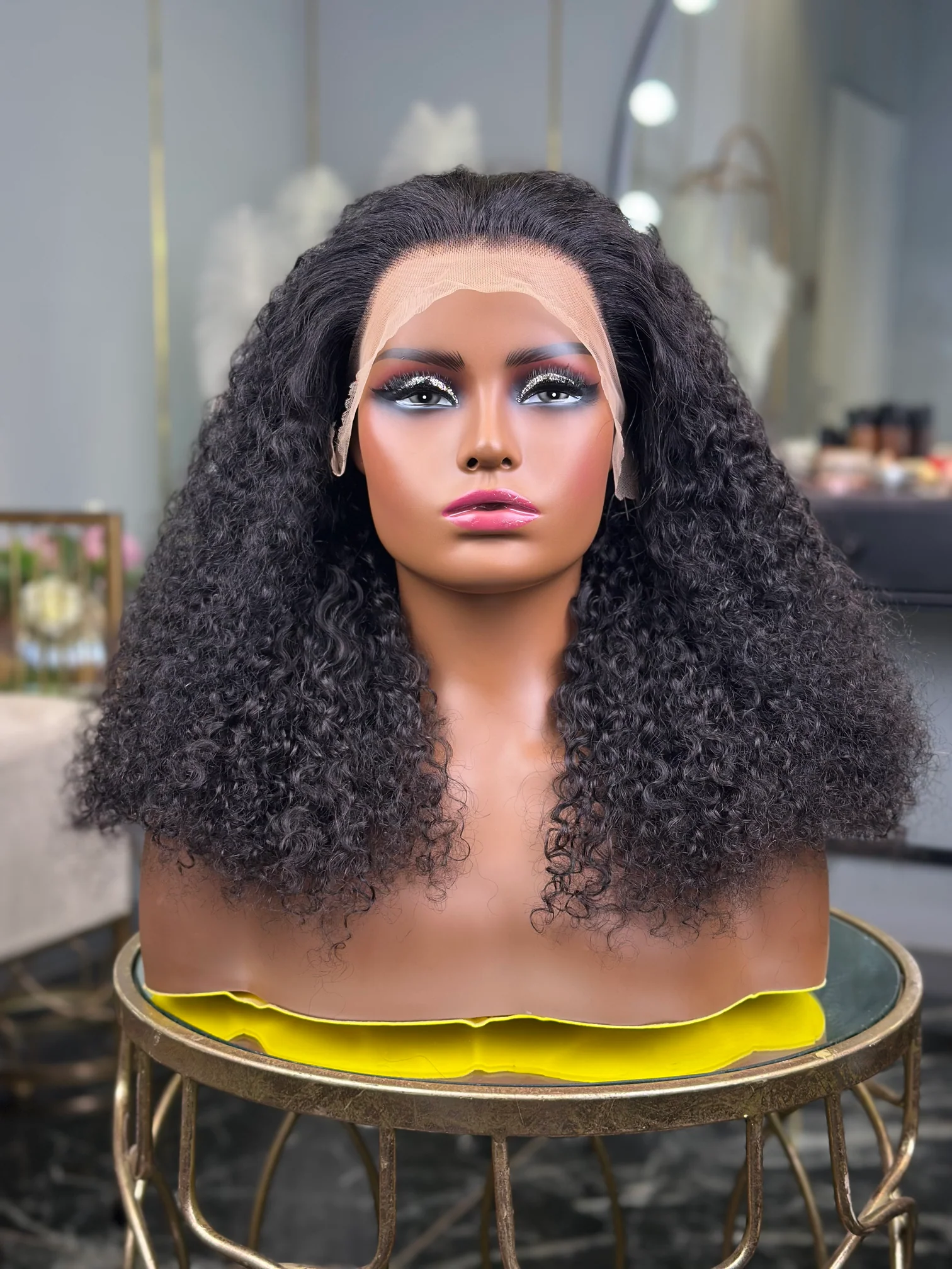 Lace Front Kinky Curly 20 Inch Wig