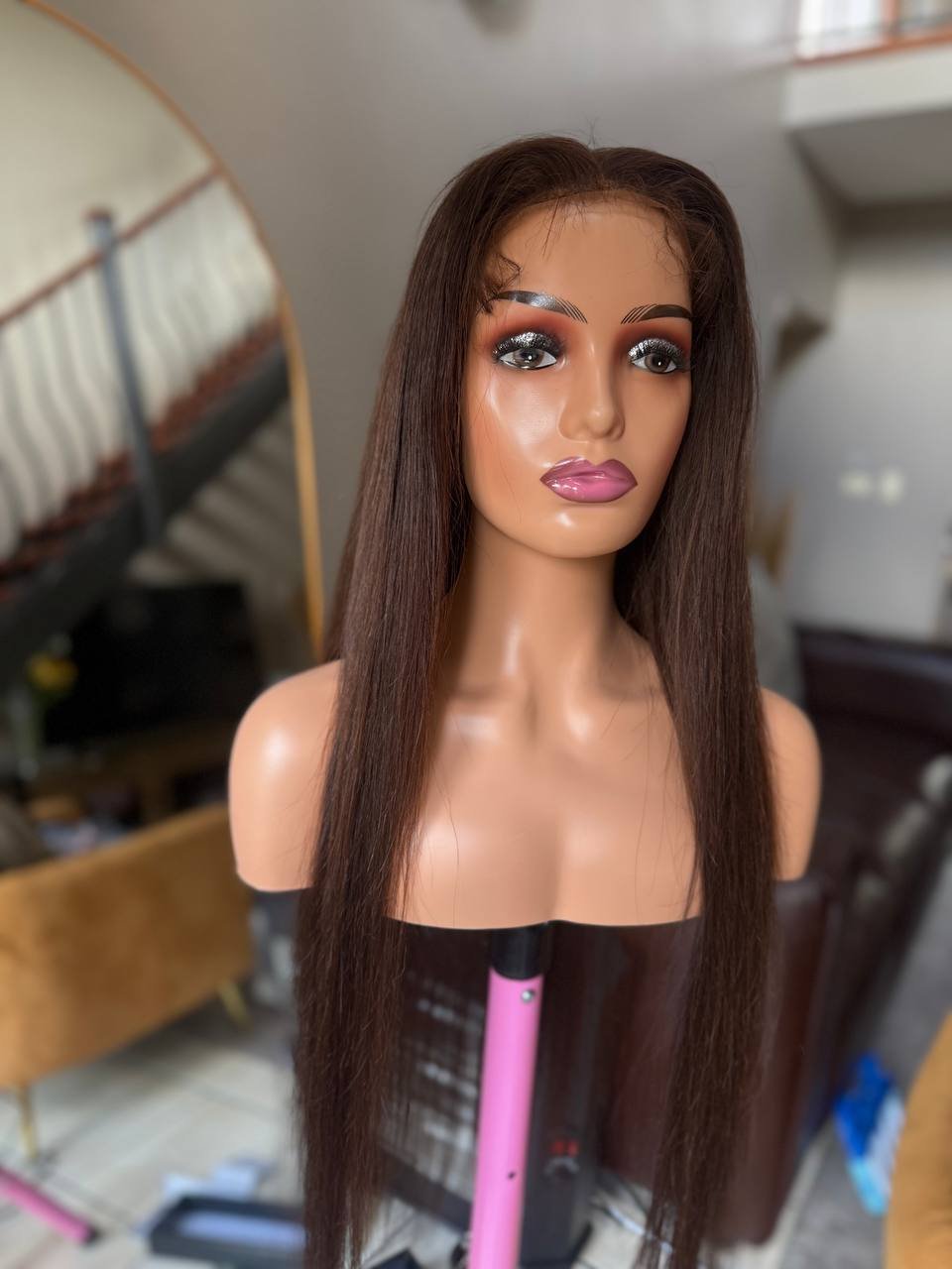 Zeeski Luxe Hair premium human hair wig collection South Africa boutique display