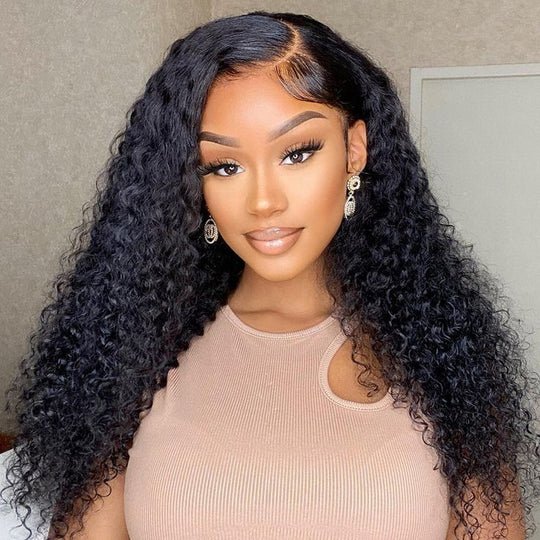 Luxe HD Transplate Lace Frontal Curly Wigs