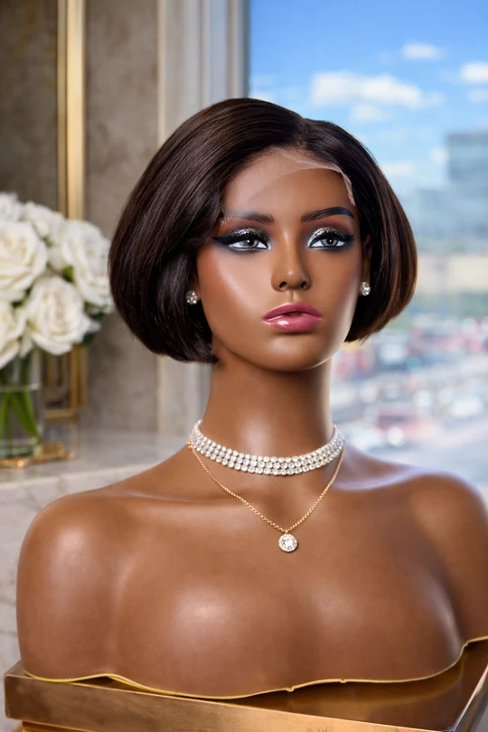Glueless Layered Pixie Cut Wig With 5 X 5 Lace