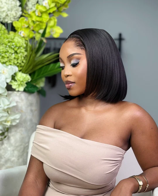 HD Lagos Hairline Frontal Lace Bob 10 Inch Wig - Image 5