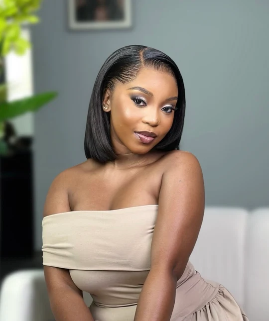 HD Lagos Hairline Frontal Lace Bob 10 Inch Wig - Image 2