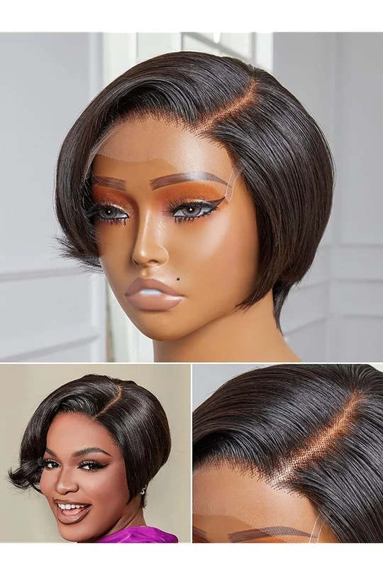 Stylish Short Glue-less Pixie Cut Wig