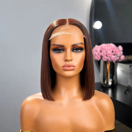 HD Silk Highlight Glueless Bob Wig 10 Inch