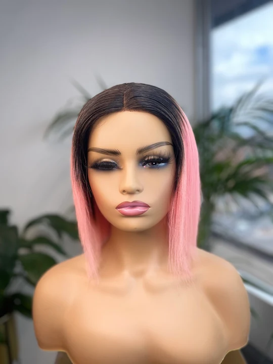 Ombre Pink BoB Wig
